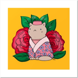 Neko Roses Posters and Art